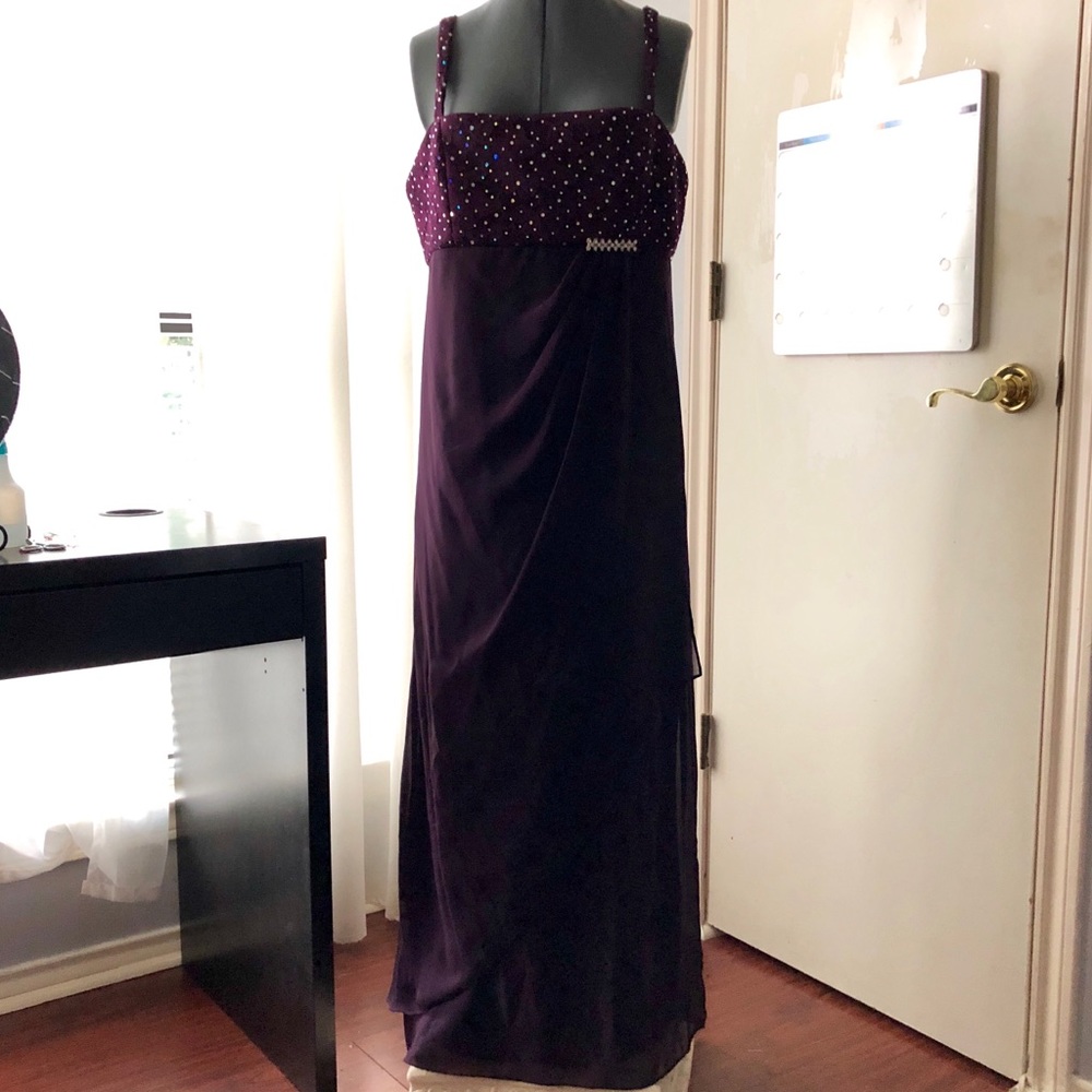 Long Purple Formal Dress
